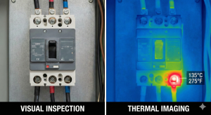 Medición de la resistencia de puesta a tierra como parte del protocolo de seguridad eléctrica preventiva.
