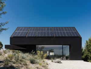 Instalación residencial de sistemas fotovoltaicos de alta eficiencia en un hogar moderno por CBS Eléctrica.